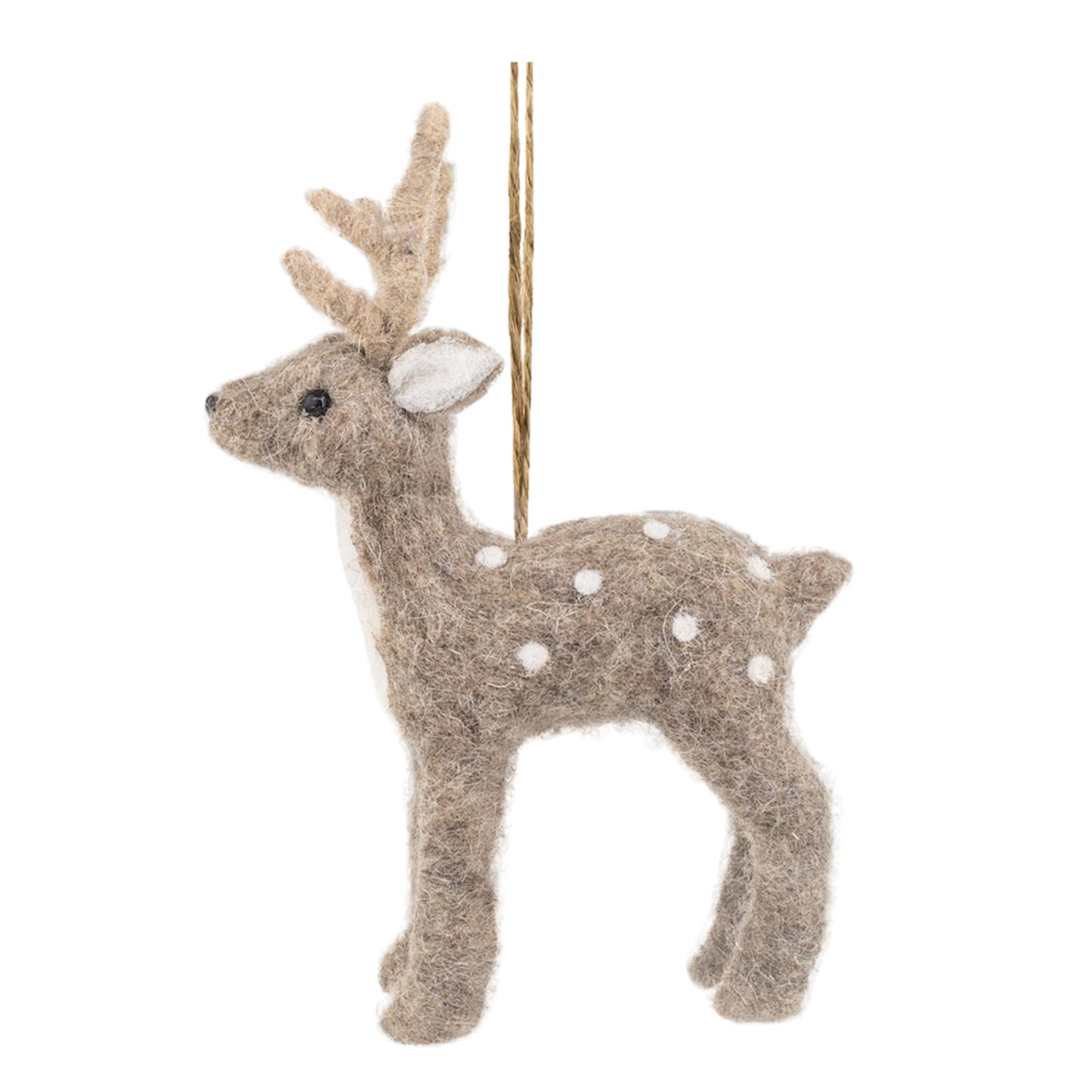 Deer Ornament (Set of 6) 6.5"H Foam/Felt