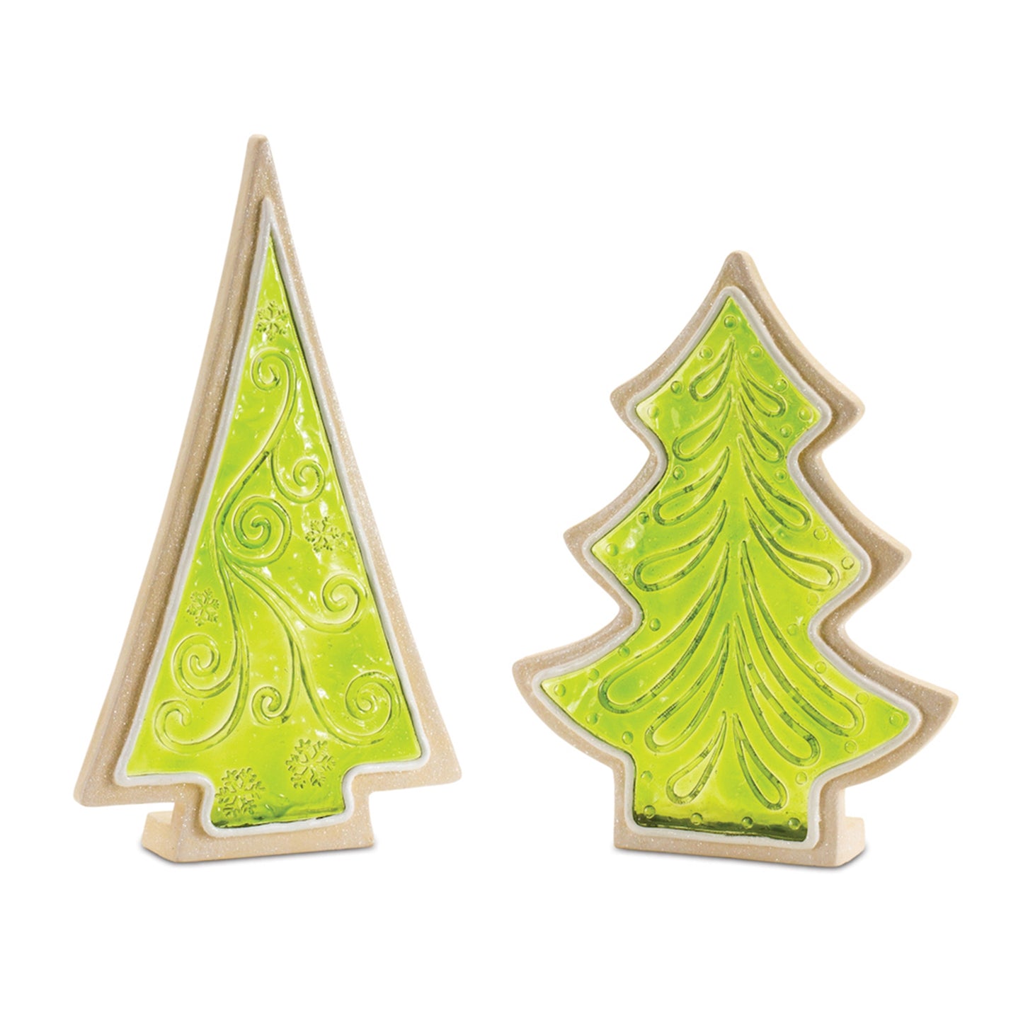 Frosted Cookie Pine Tree (Set of 2)