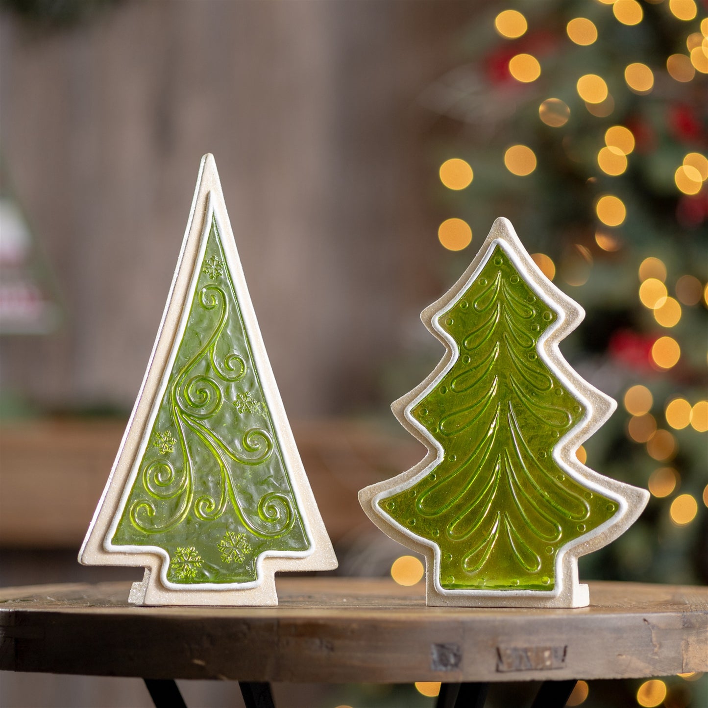 Frosted Cookie Pine Tree (Set of 2)