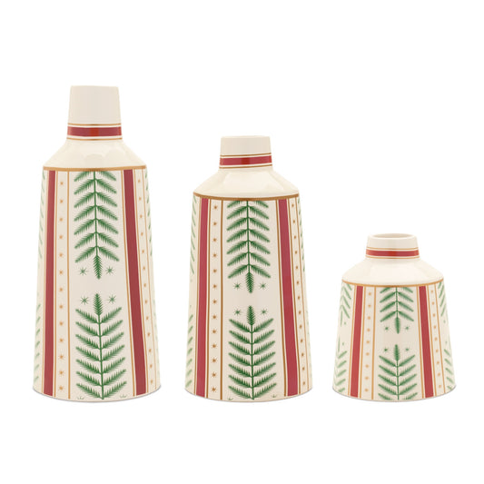 Tapered Holiday Vase (Set of 3)