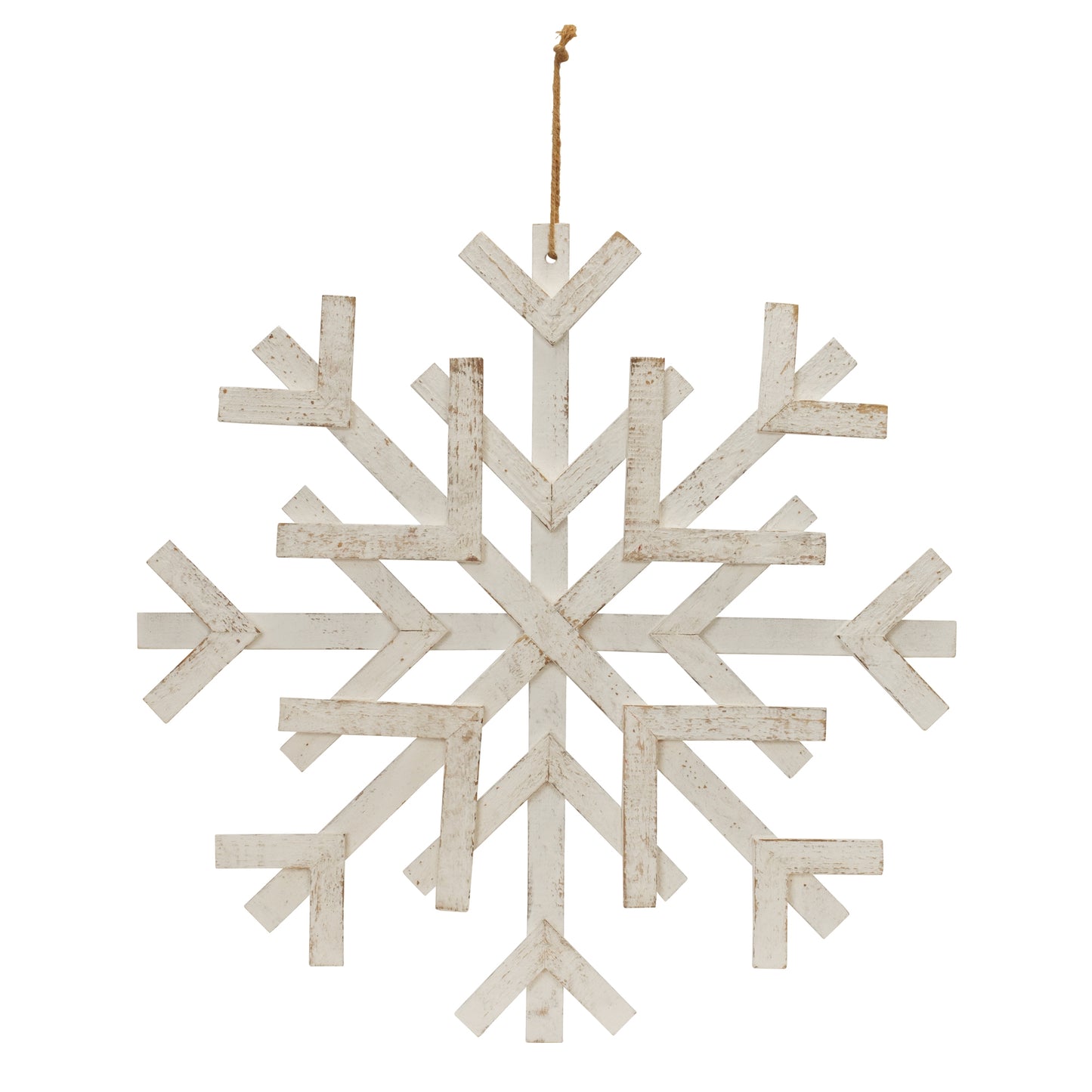 Snowflake (Set of 2) 24"D Wood