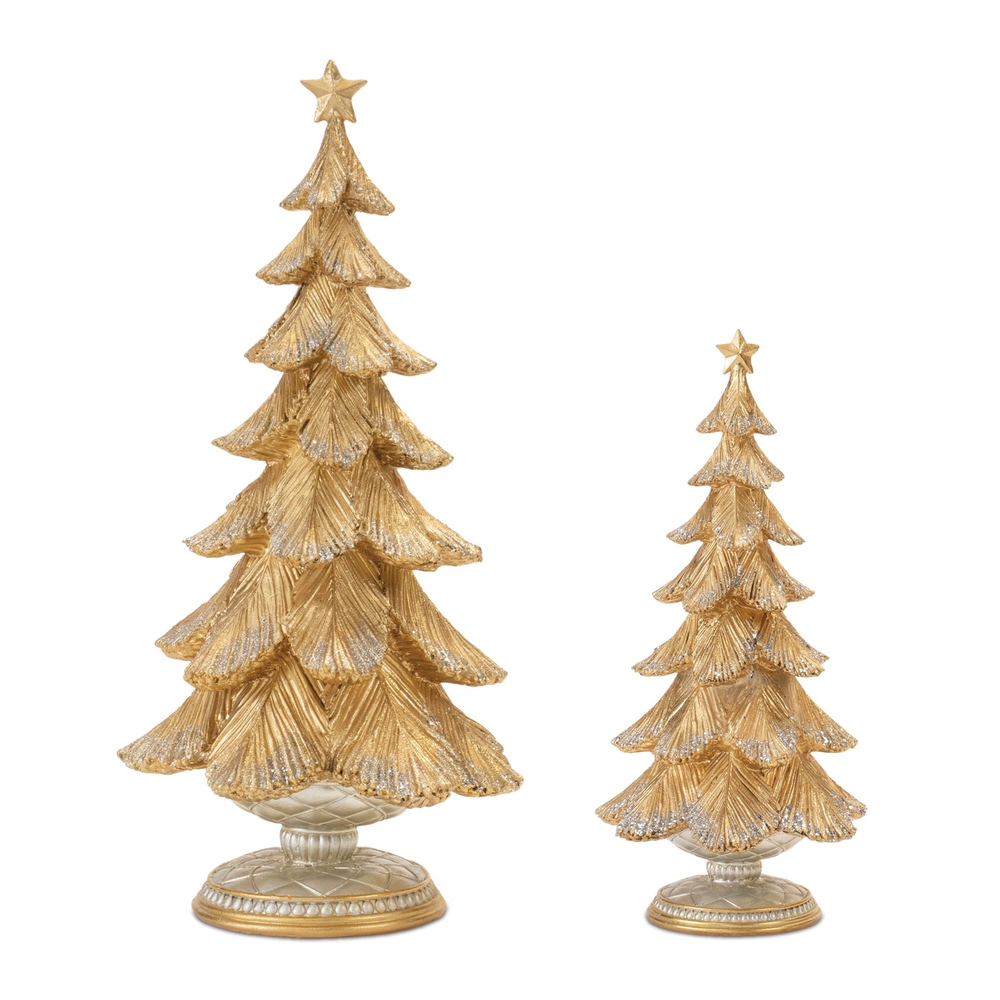 Tree (Set of 2) 12"H, 17.5"H Resin