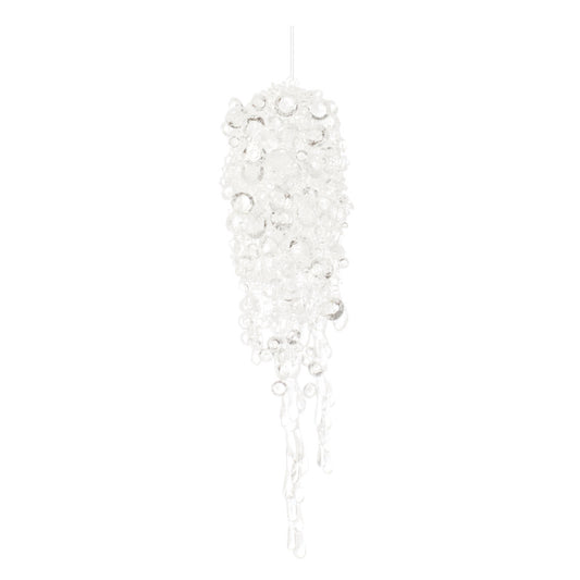 Ice Cluster Ornament (Set of 12) 8"H Plastic