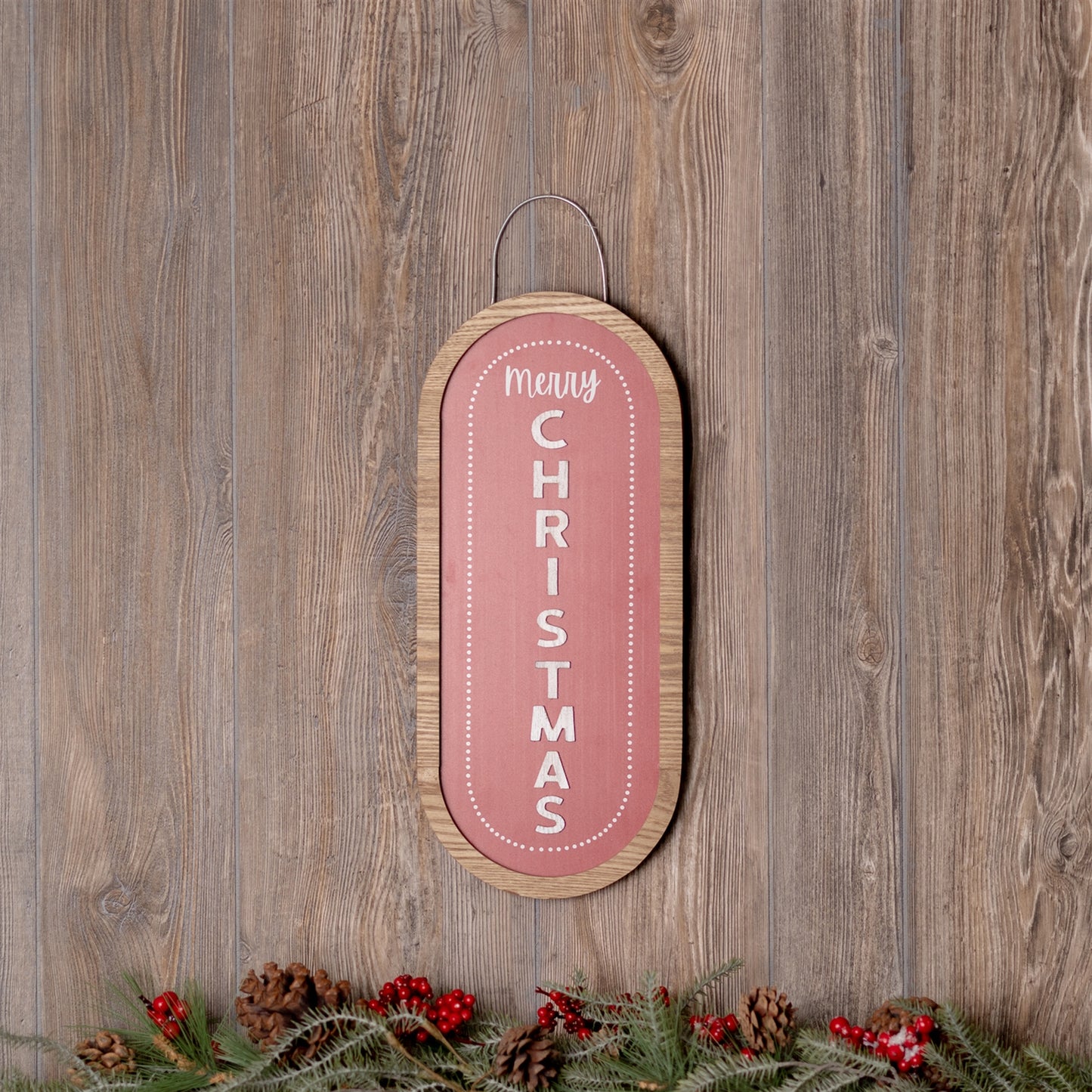 Merry Christmas Wall Sign 21"H