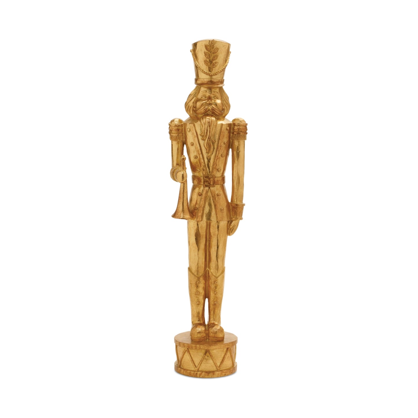 Gold Holiday Nutcracker Statue (Set of 2)