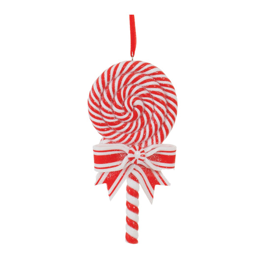 Candy Sucker Ornament (Set of 12) 5"H Clay Dough