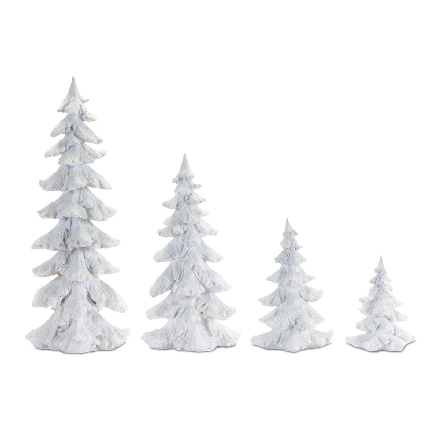 Tree (Set of 4) 6.5"H, 9"H, 13.25"H, 18"H Resin