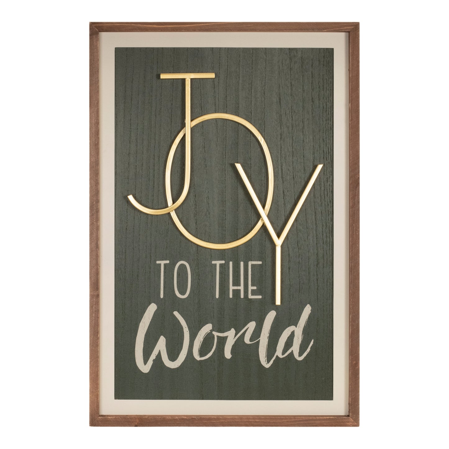 Joy To The World Plaque 15"L x 23.5"H Wood/MDF