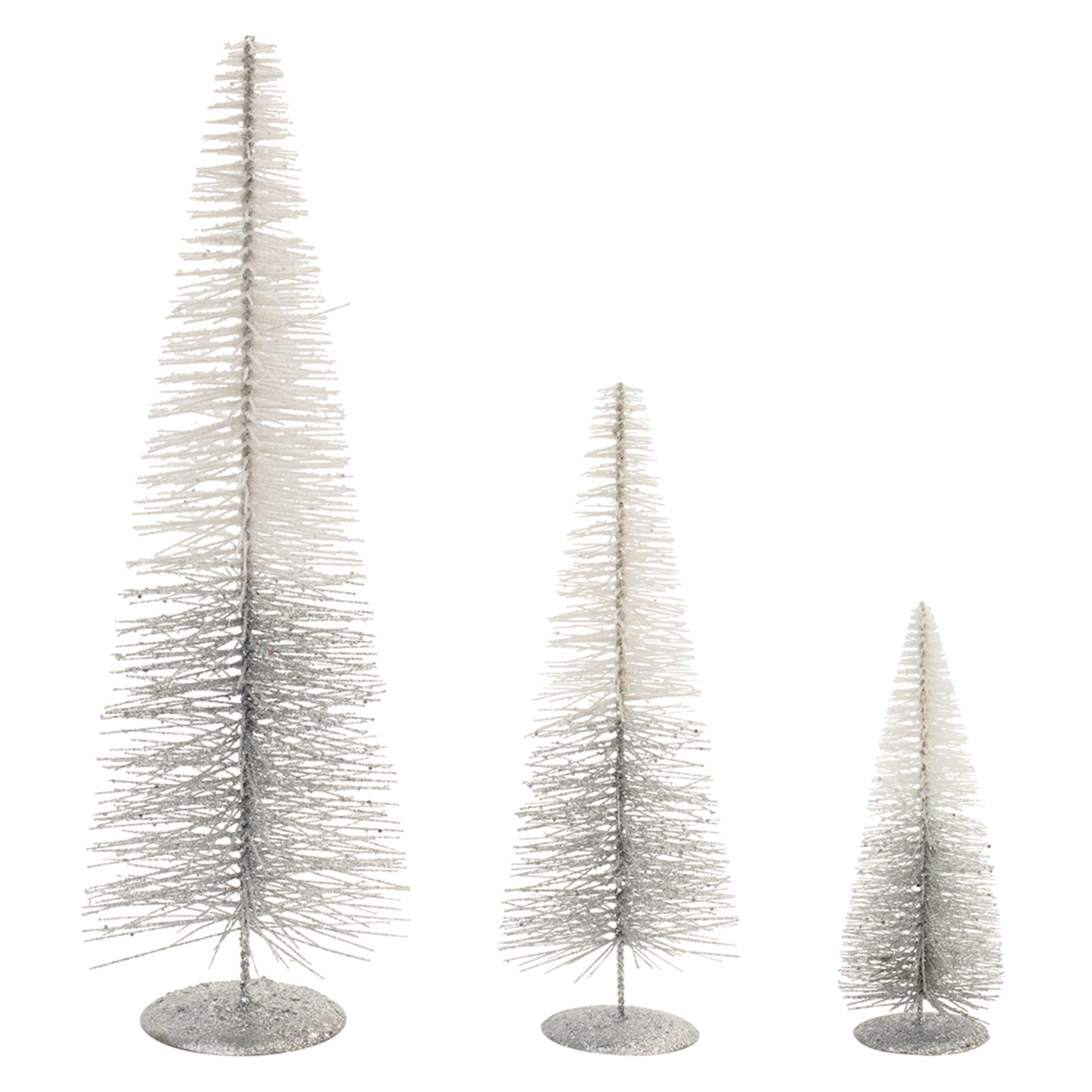 Tree (Set of 3) 10.5"H, 15.5"H, 19.5"H PVC/Metal