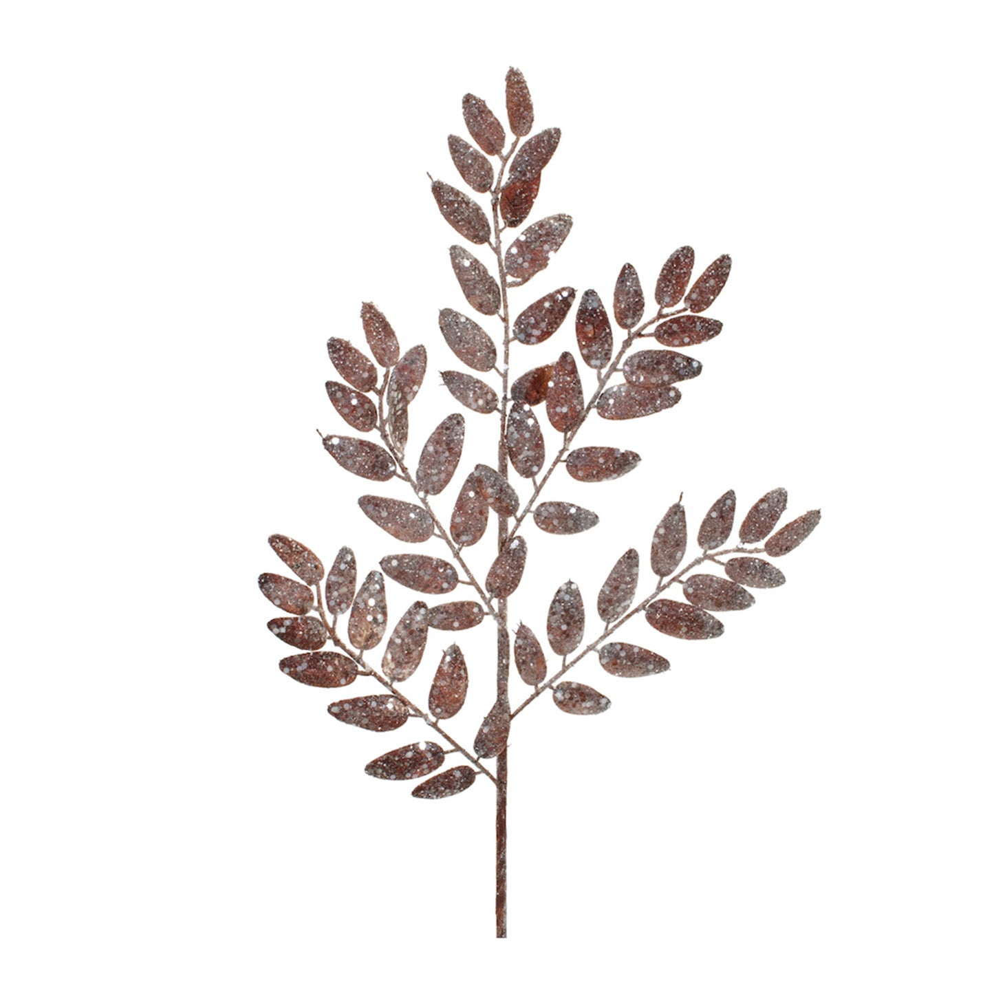 Glittered Leaf Spray (Set of 6)