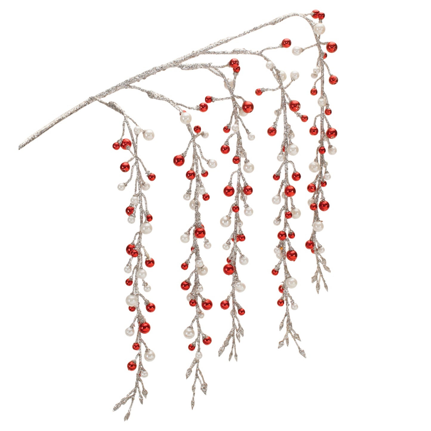 Hanging Berry Branch (Set of 2) 26"H Plastic