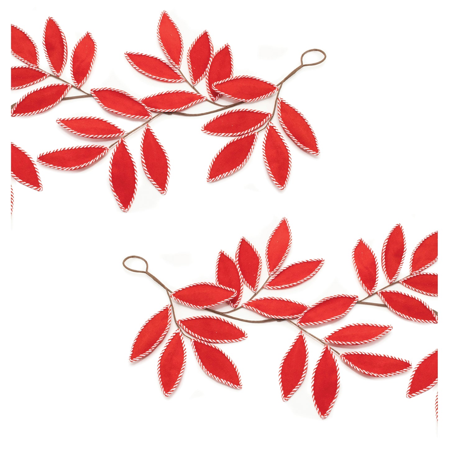 Fabric Leaf Garland (Set of 2)