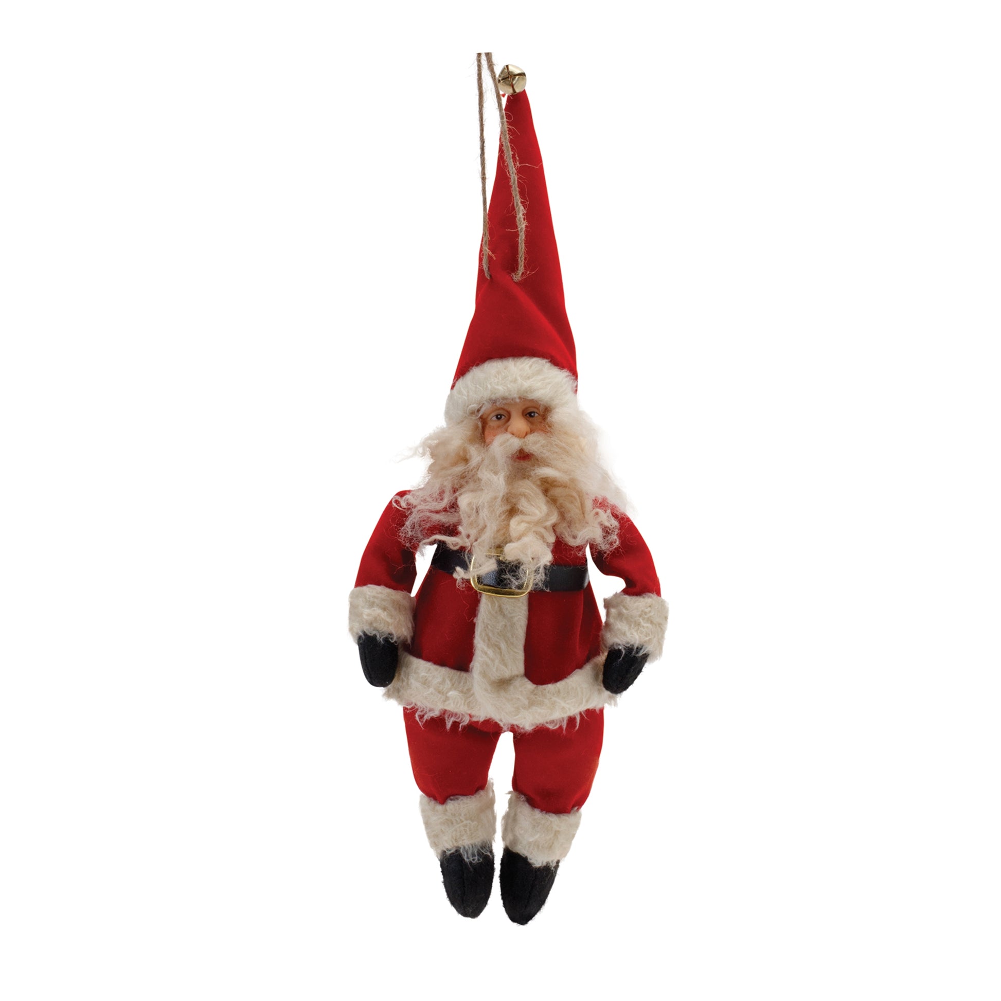 Vintage Santa Character Ornament (Set of 6)