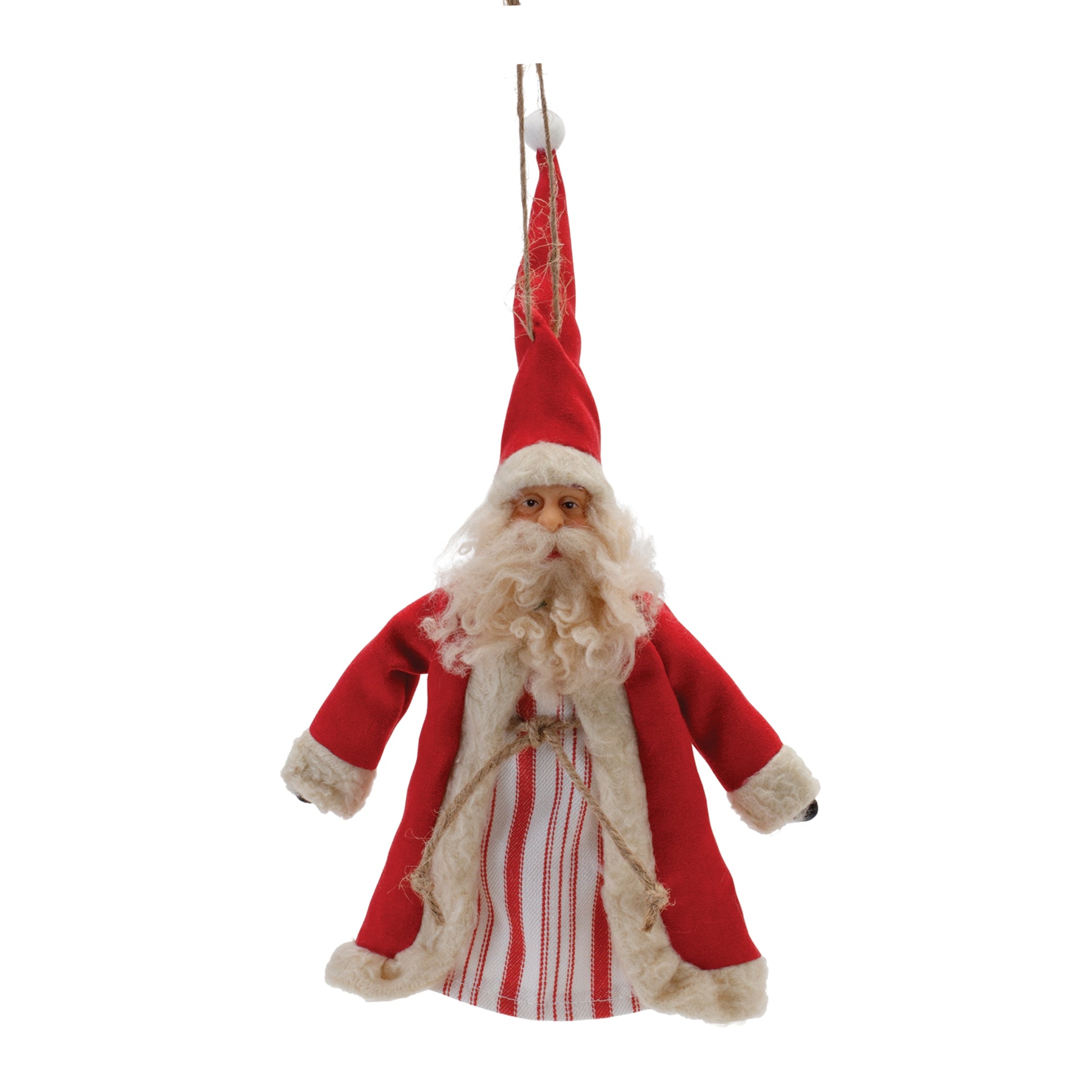 Vintage Santa Character Ornament (Set of 6)