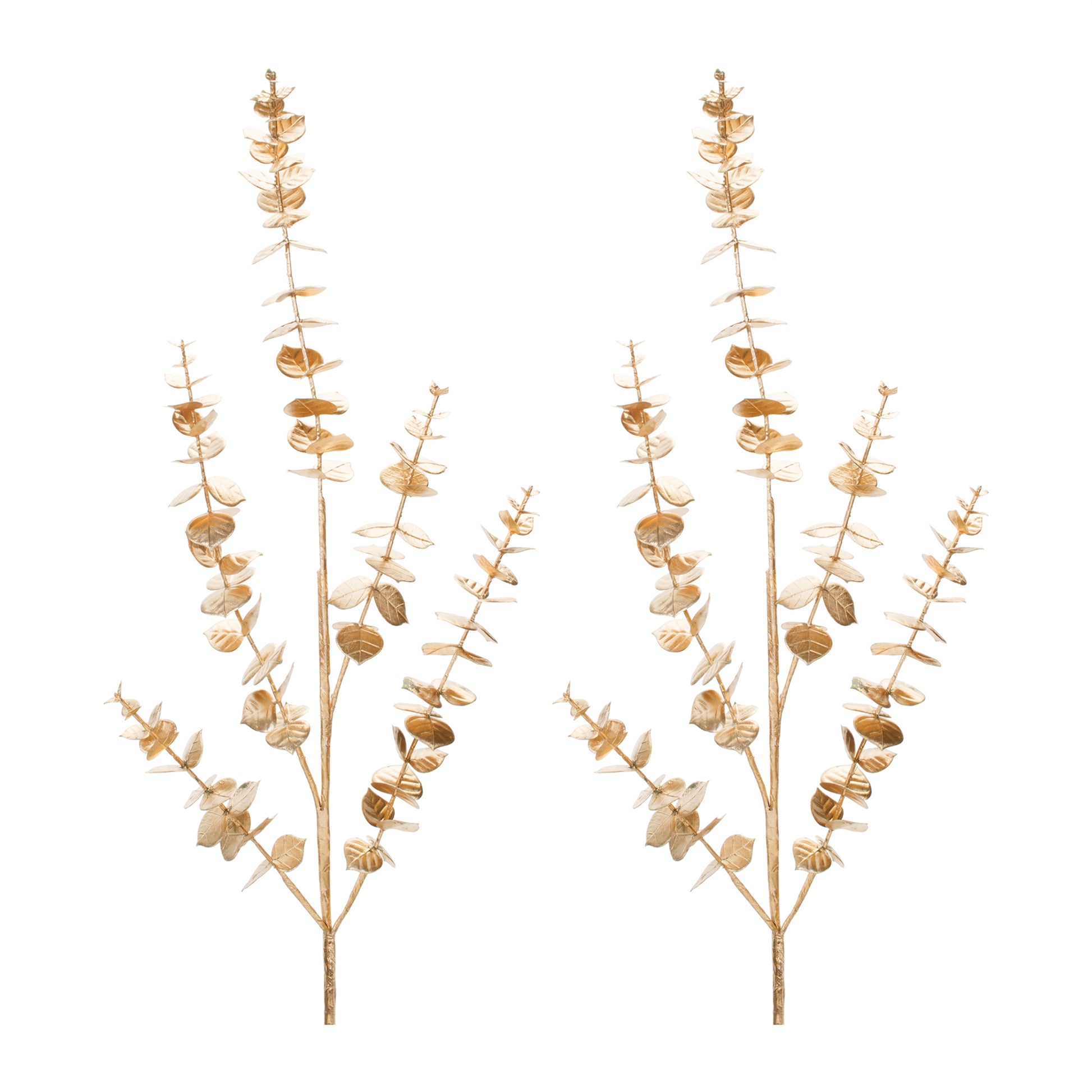 Metallic Eucalyptus Leaf Spray (Set of 2)