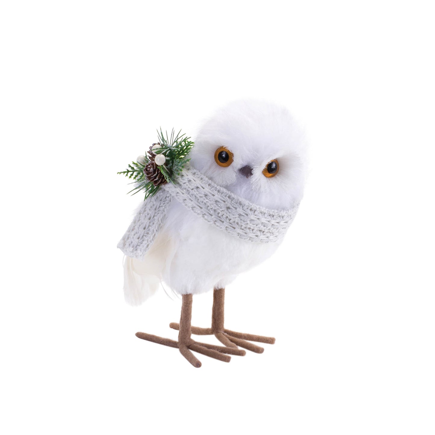 Winter Owl Figurines – Set of 3