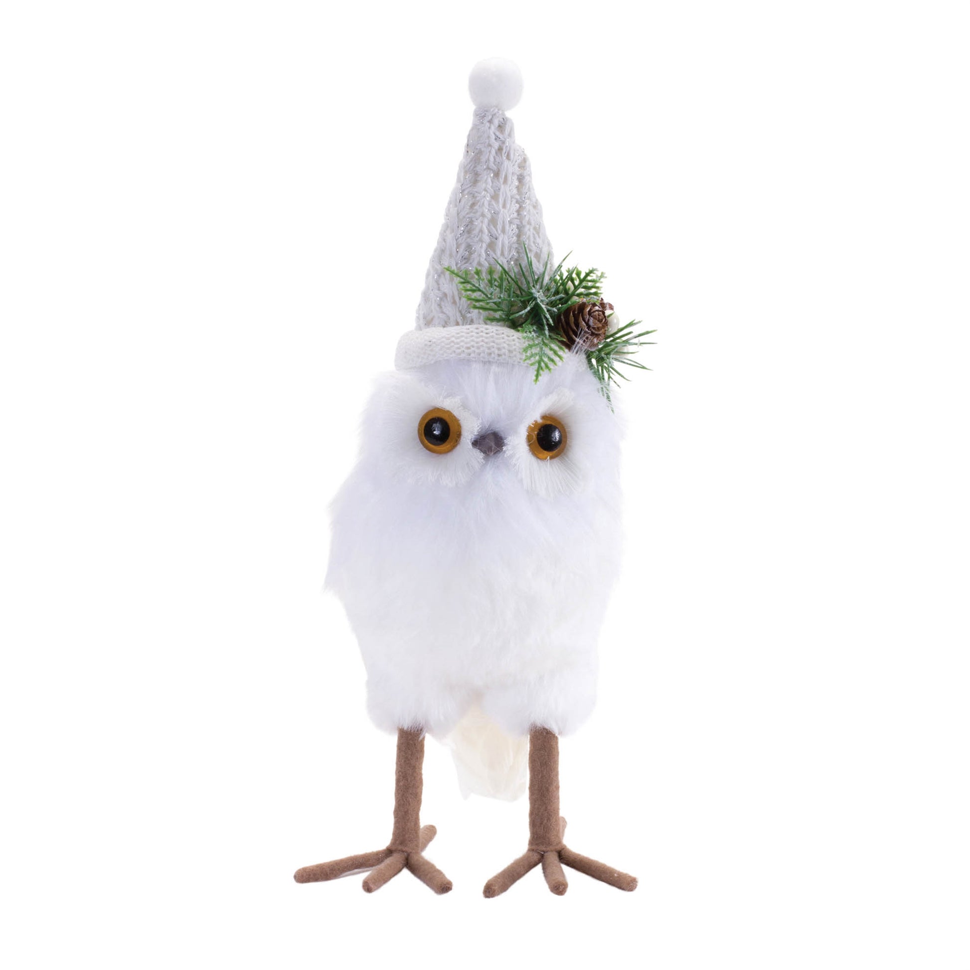 Winter Owl Figurines – Set of 3