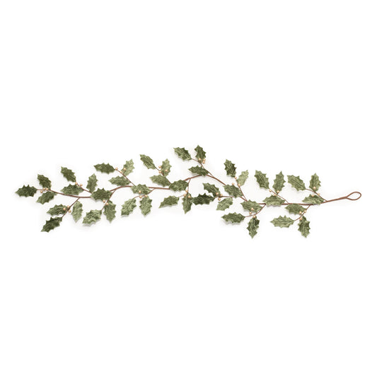 Holly Leaf Garland (Set of 2) 5.5'L Polyester