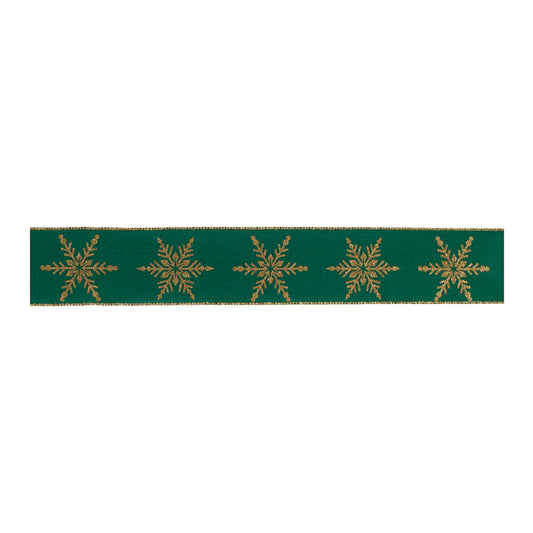 Holiday Snowflake Ribbon (Set of 2)