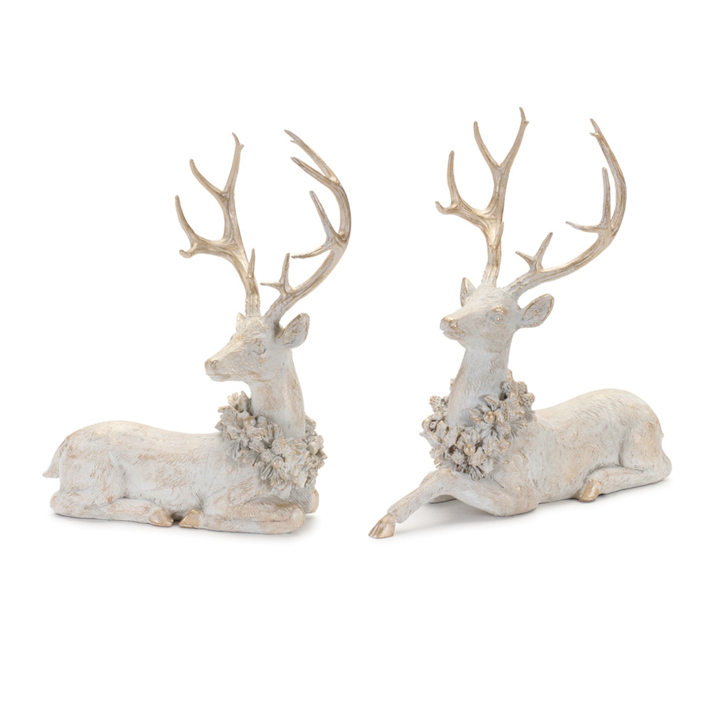 Deer (Set of 2) 11"H Resin