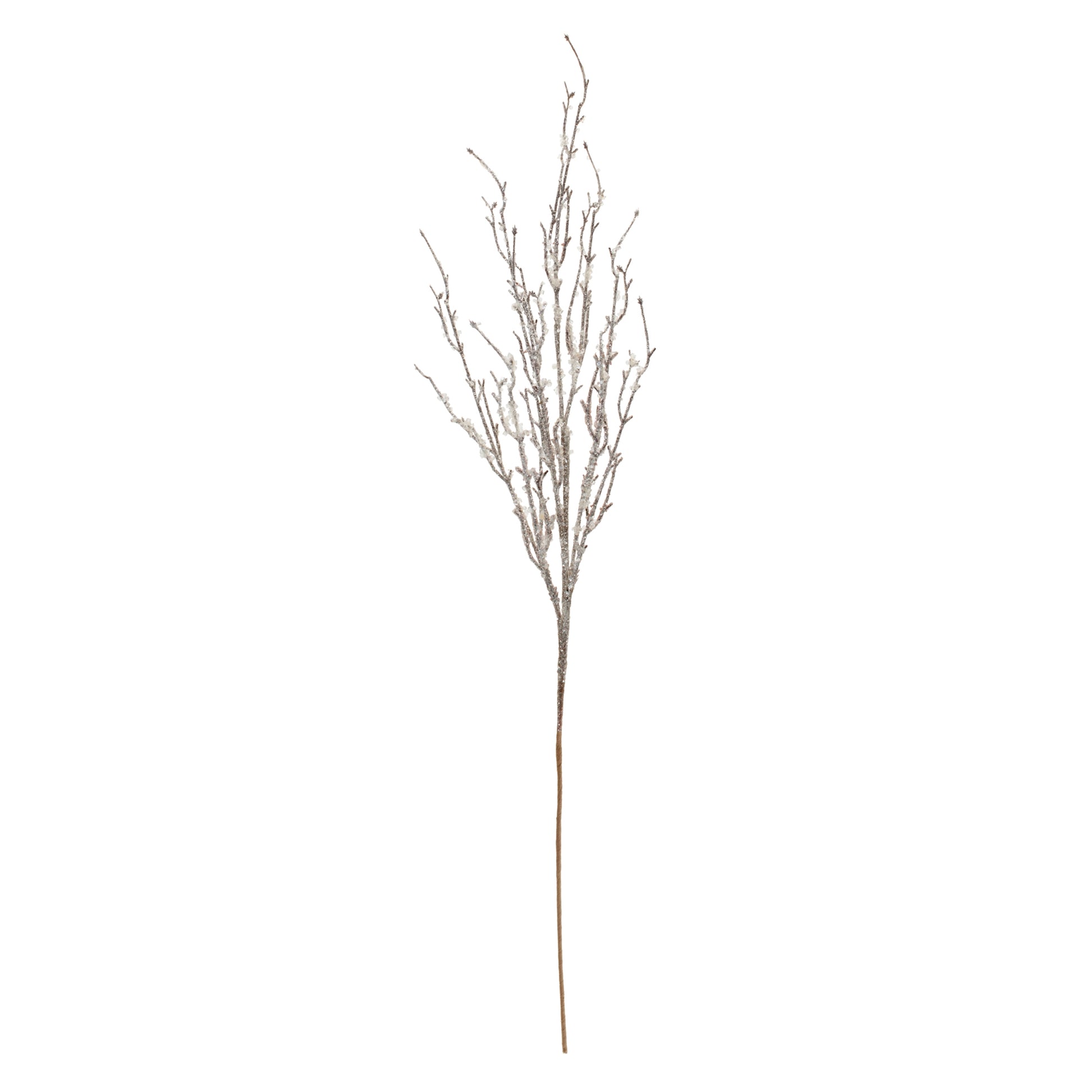 Flocked Glitter Branch (Set of 6)