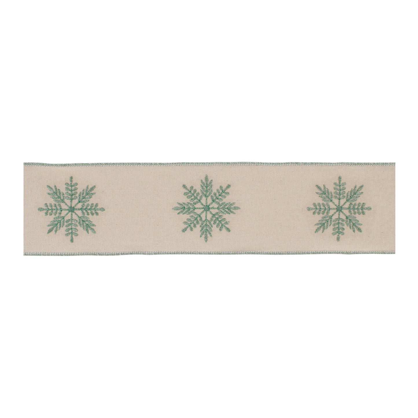 Festive Elegance Wired Cotton Ribbon