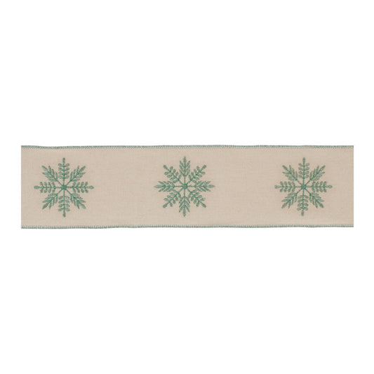 Festive Elegance Wired Cotton Ribbon