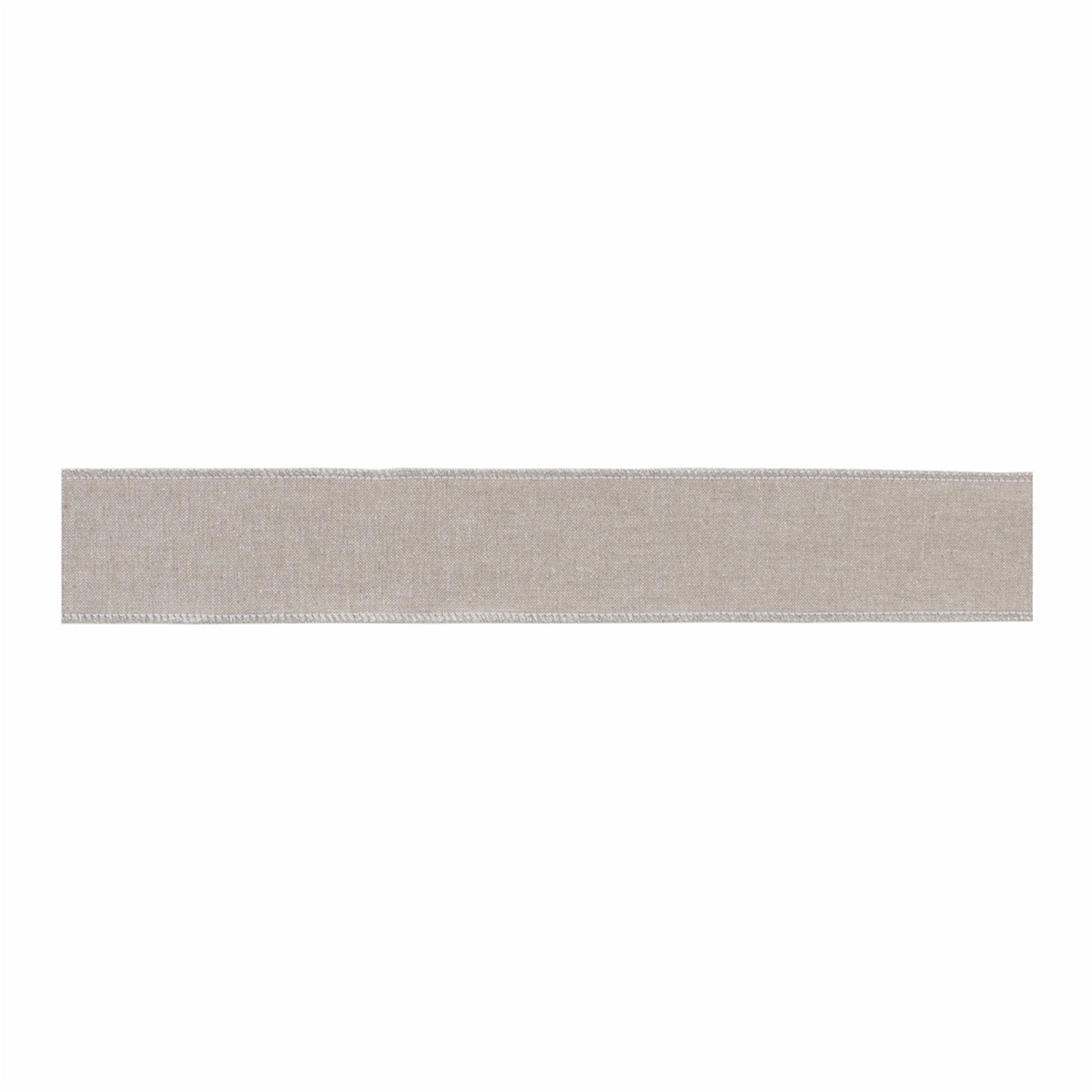 Beige Shimmer Wired Ribbon (Set of 2)