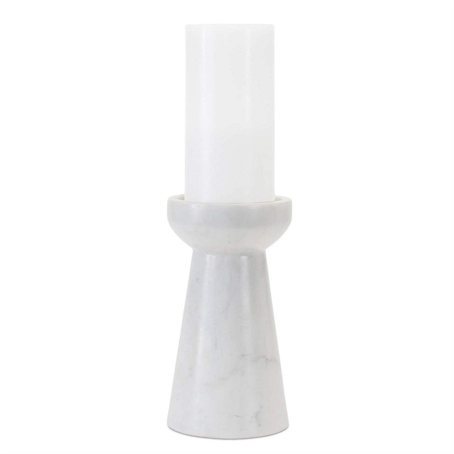 Modern Marble Candle Holder (Set of 2)