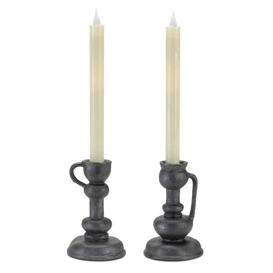 Taper Candle Holder (Set of 4) 5.5"H Resin