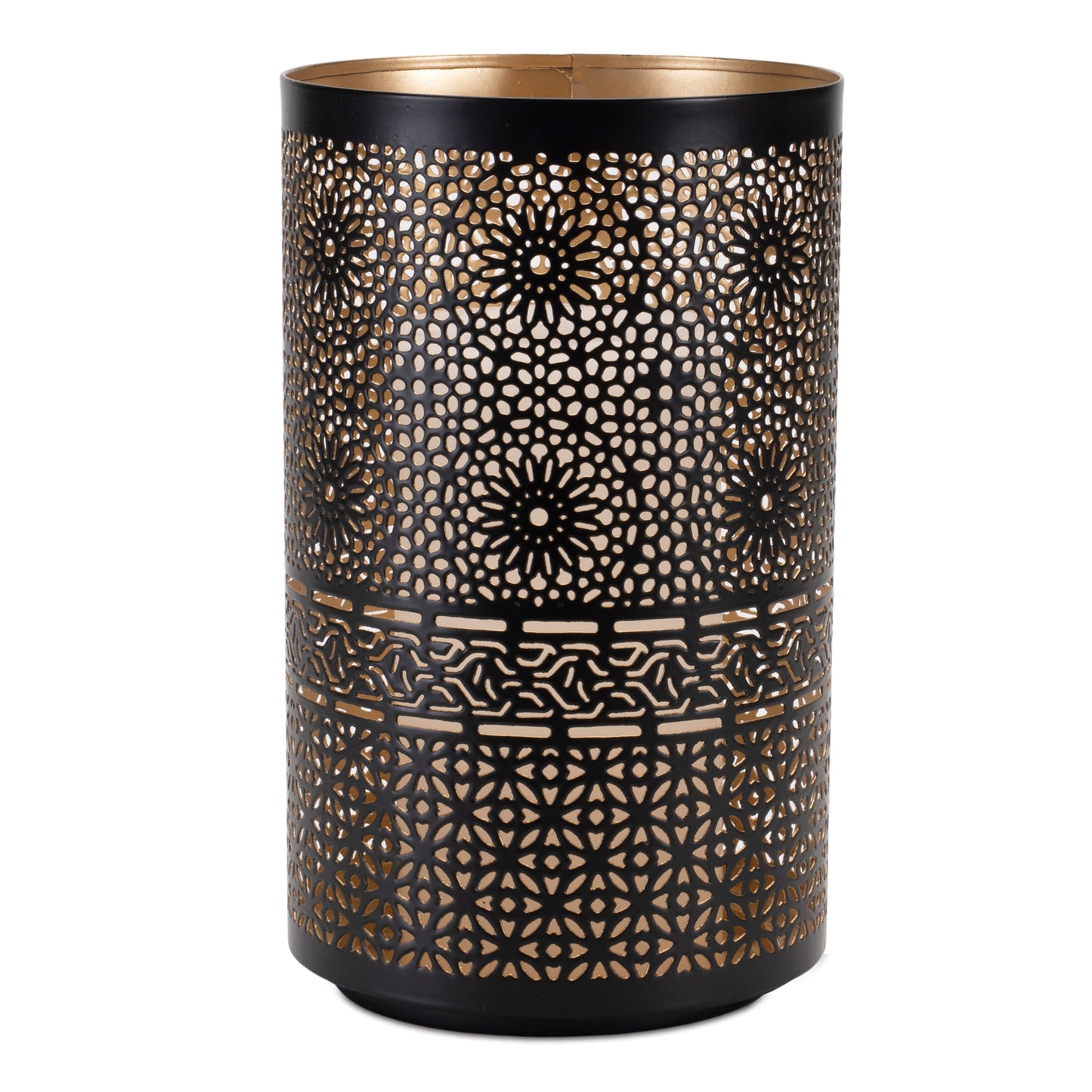 Mandala Punched Metal Candle Holder (Set of 2)