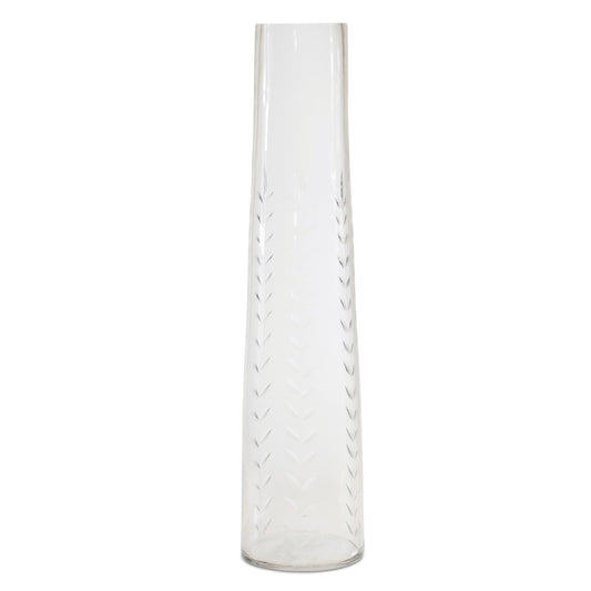 Vase 11.5"H Glass