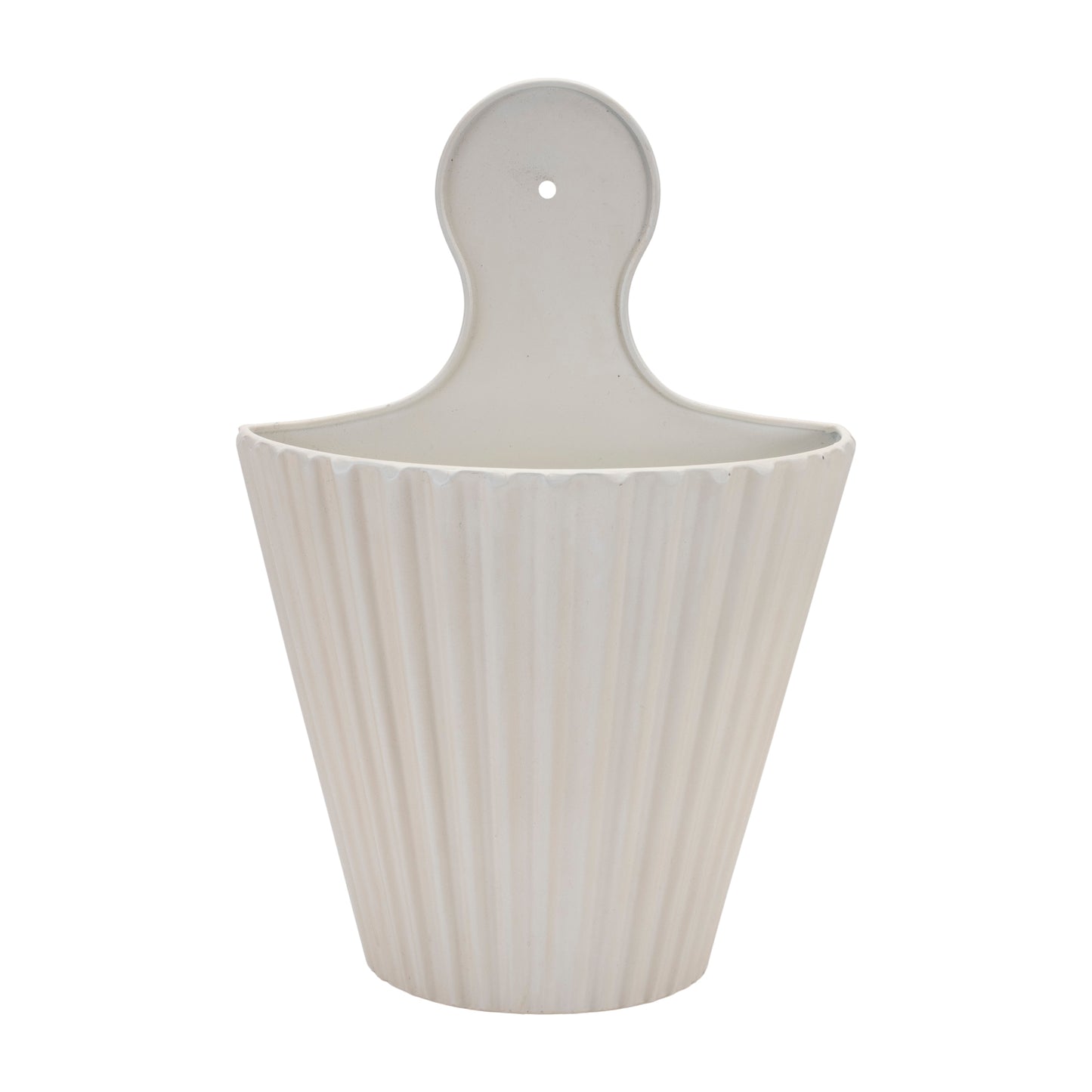 Ribbed Metal Wall Pocket (Set of 2)