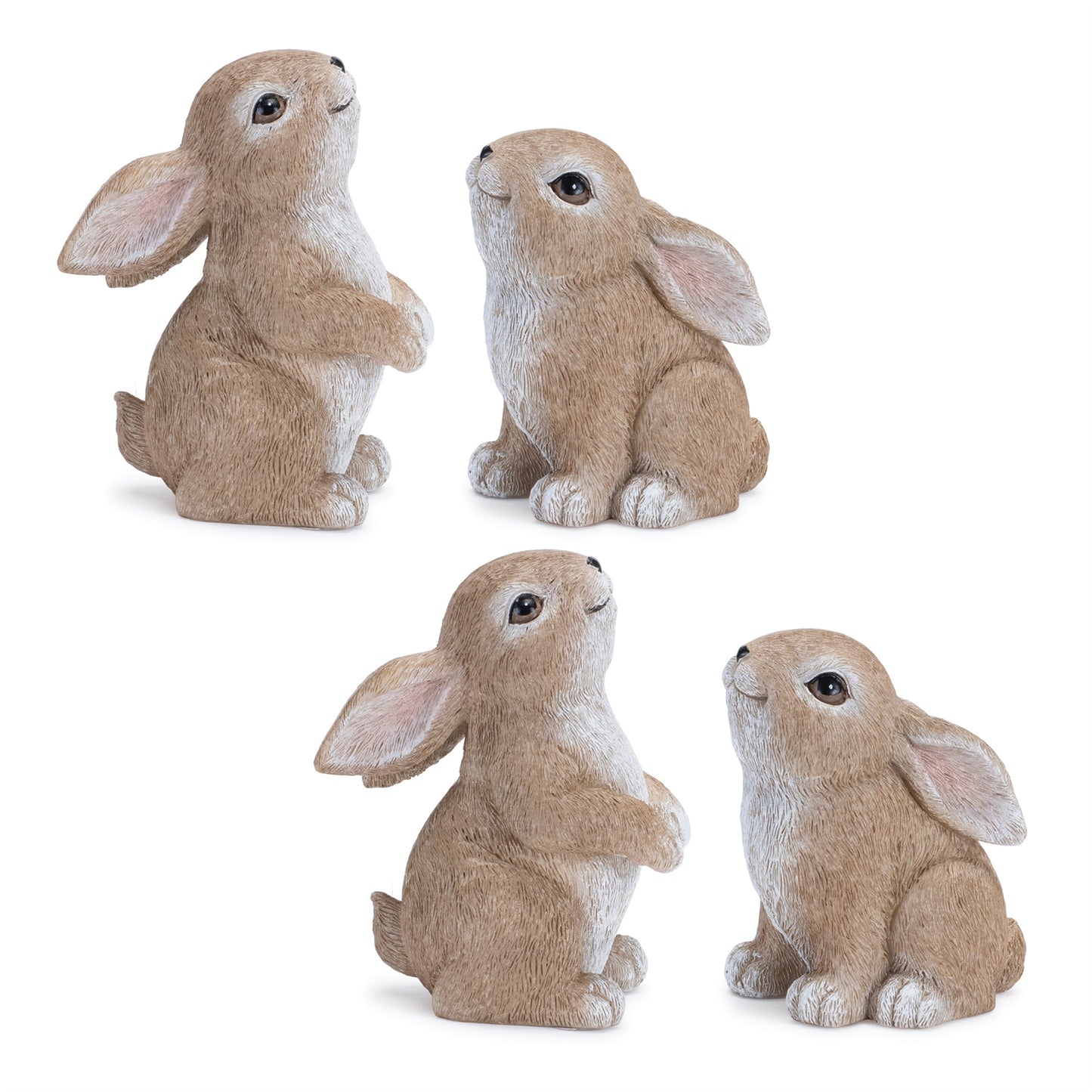 Woodland Bunny Figurine (Set of 4)
