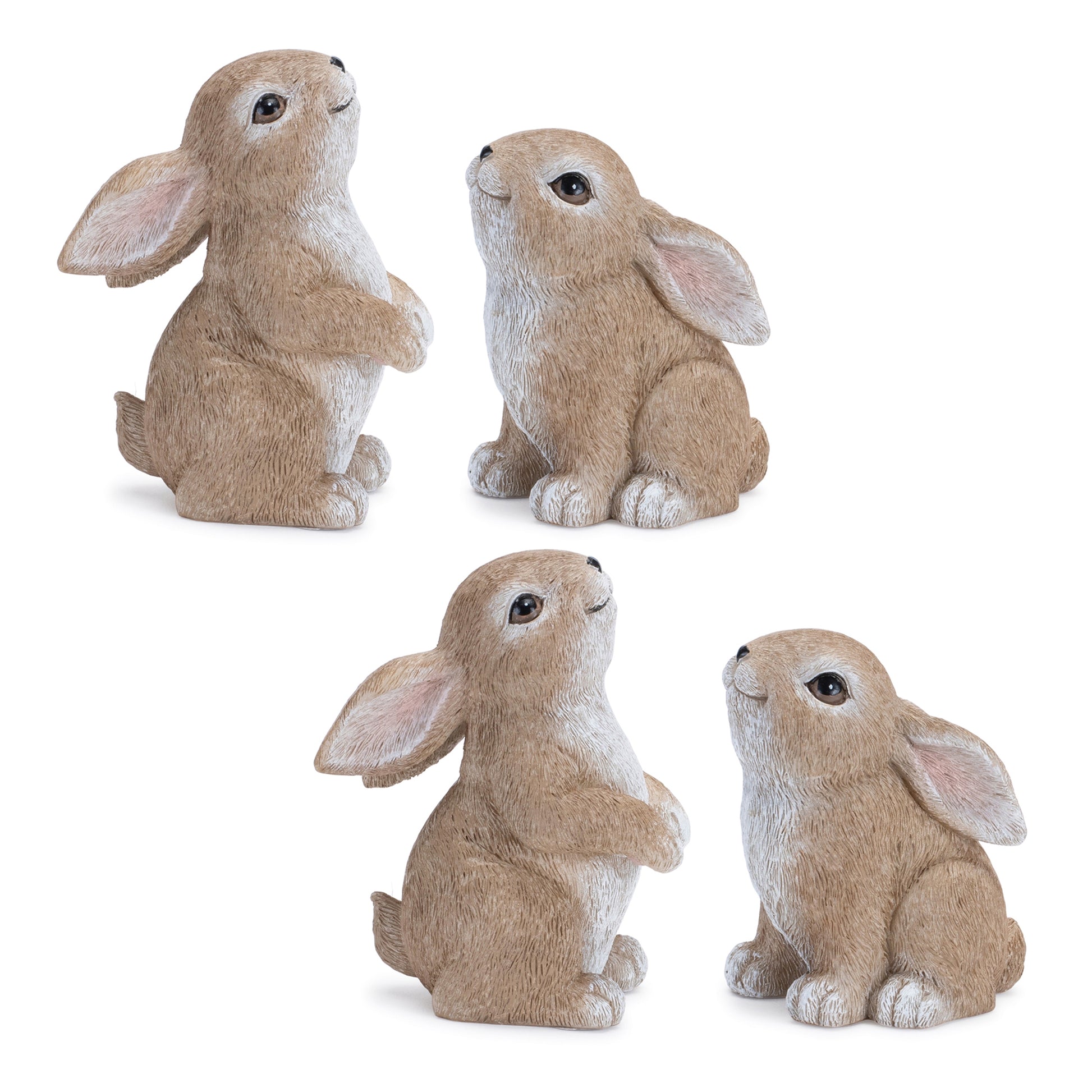 Woodland Bunny Figurine (Set of 4)