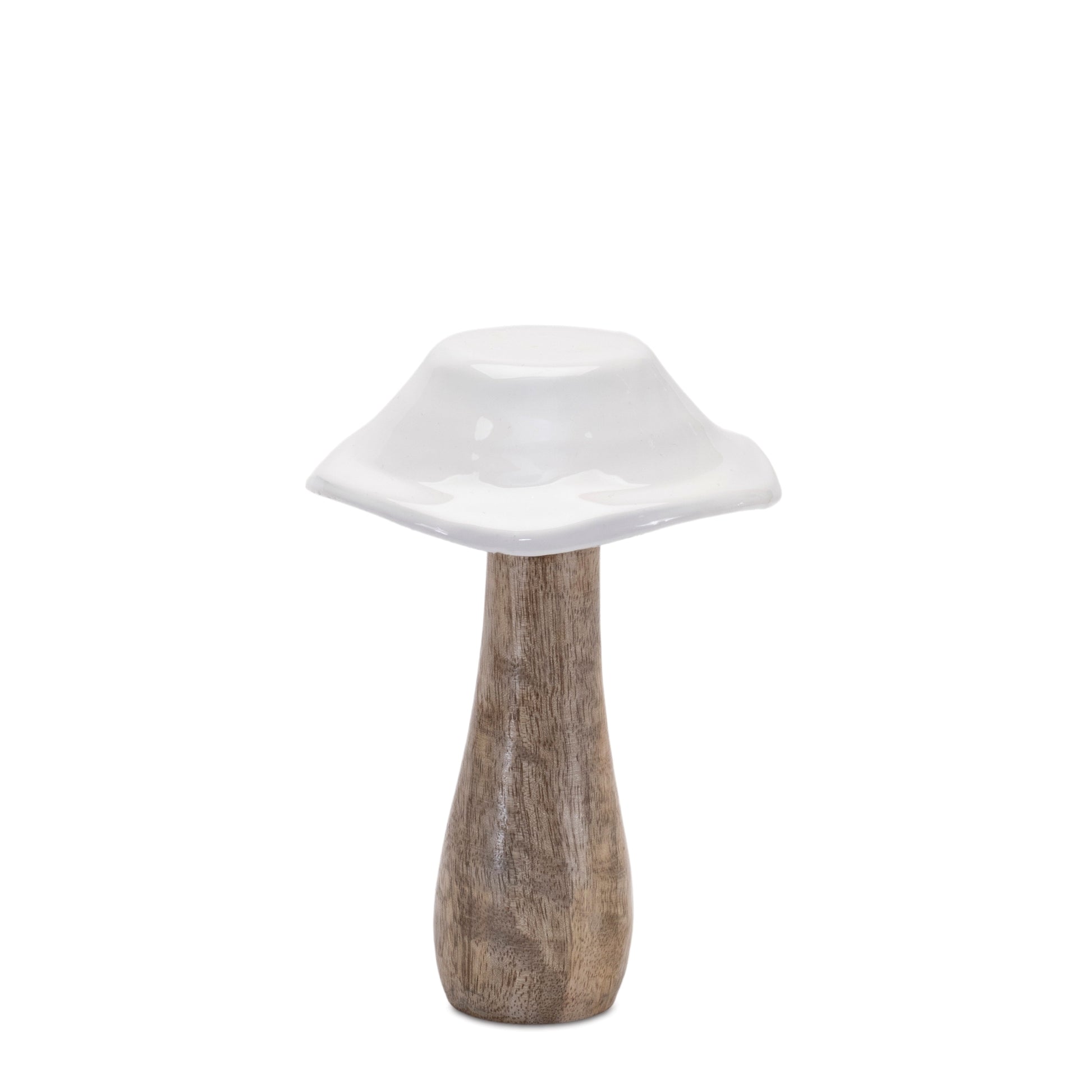 Wood Mushroom Decor (Set of 4)