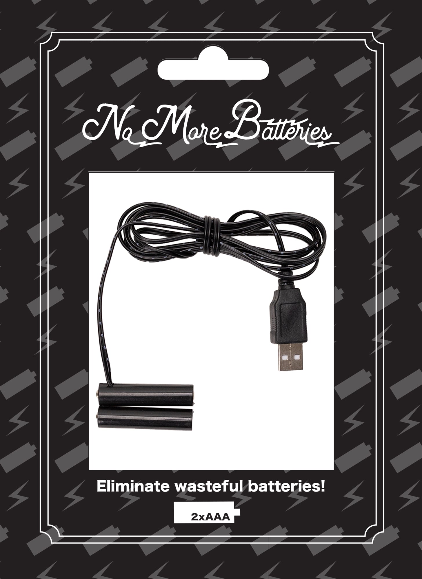 No More Batteries 2 AAA Replacement (Set of 3)