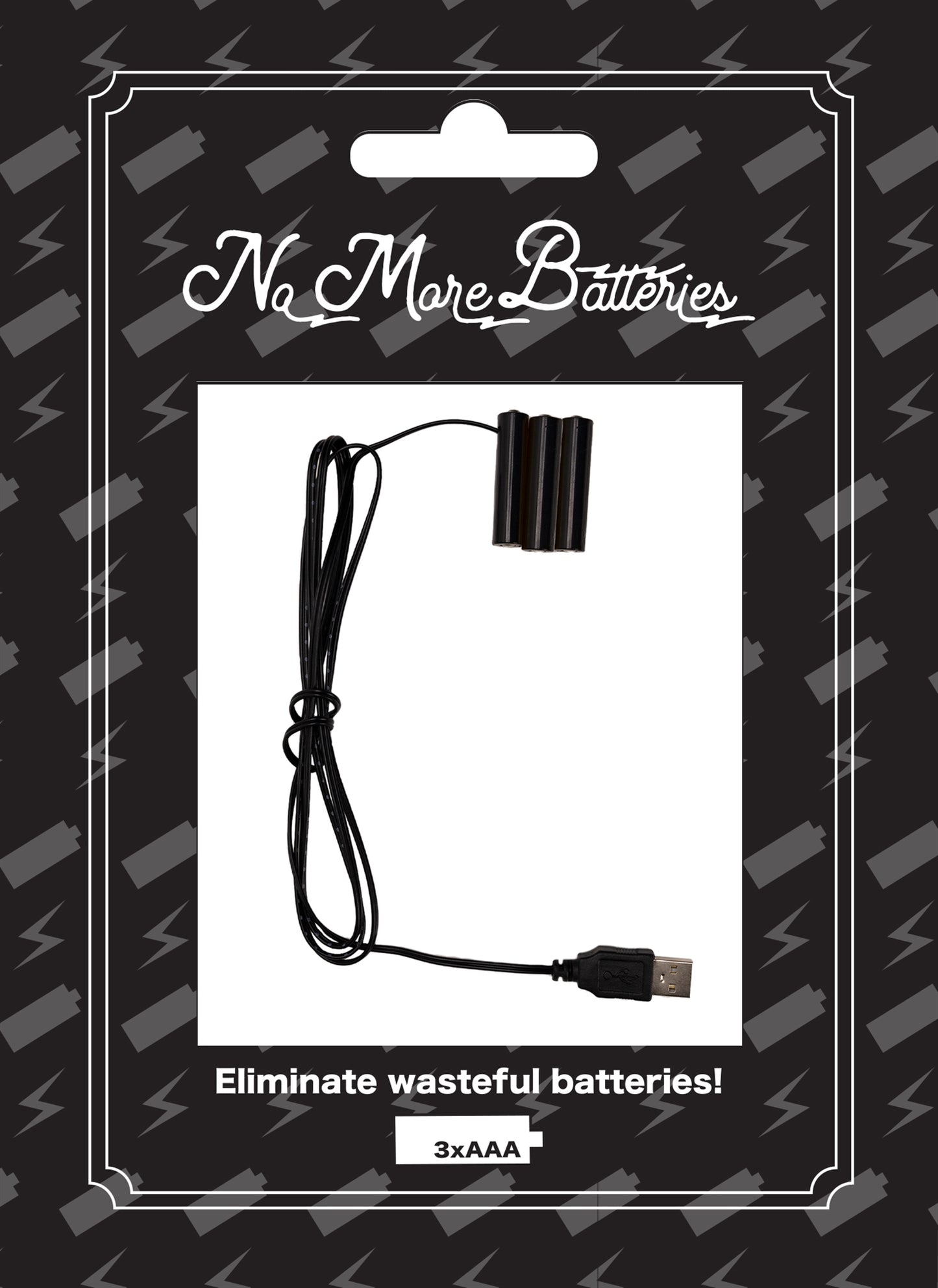 No More Batteries 3 AAA Replacement (Set of 3)