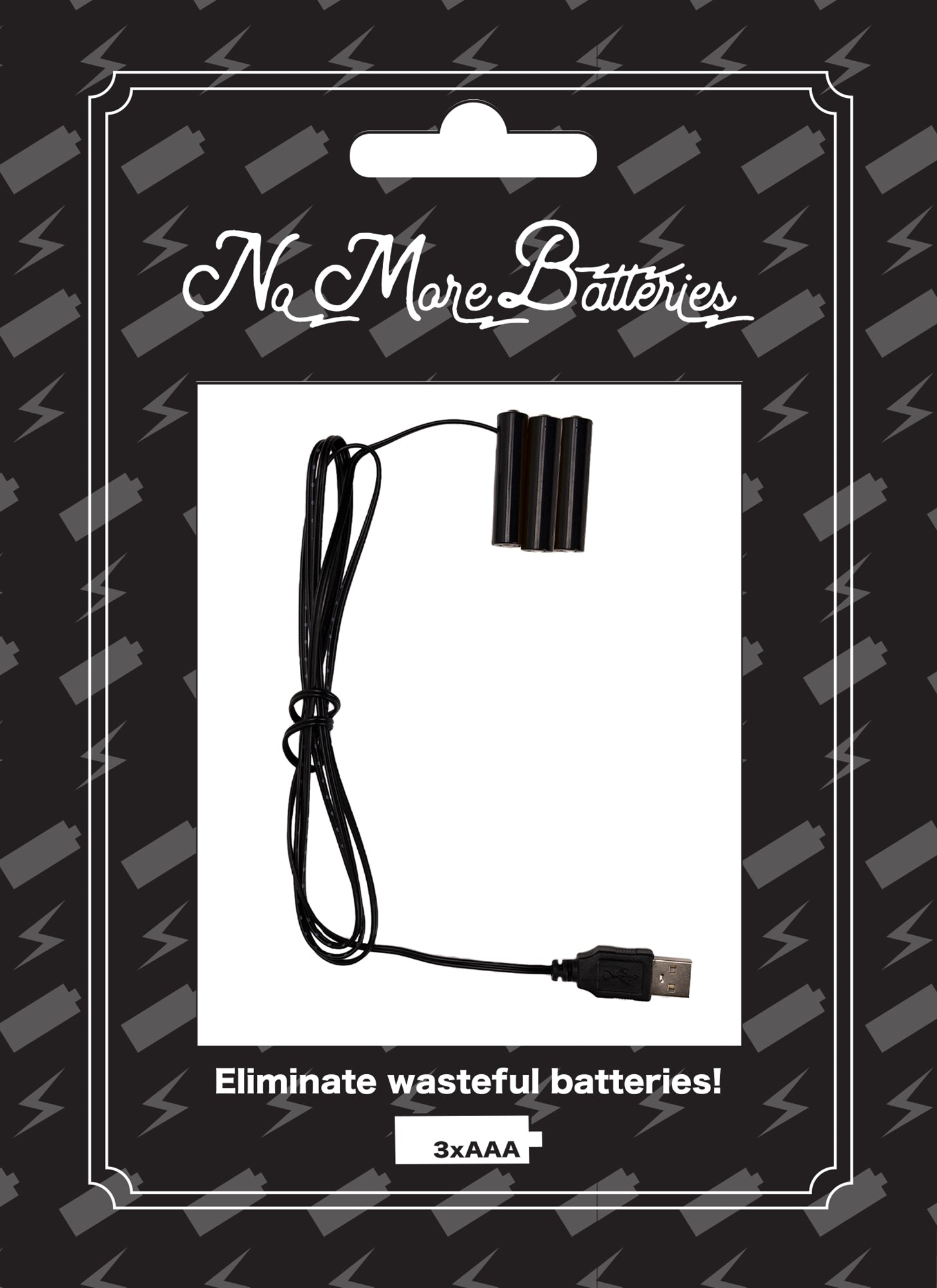 No More Batteries 3 AAA Replacement (Set of 3)