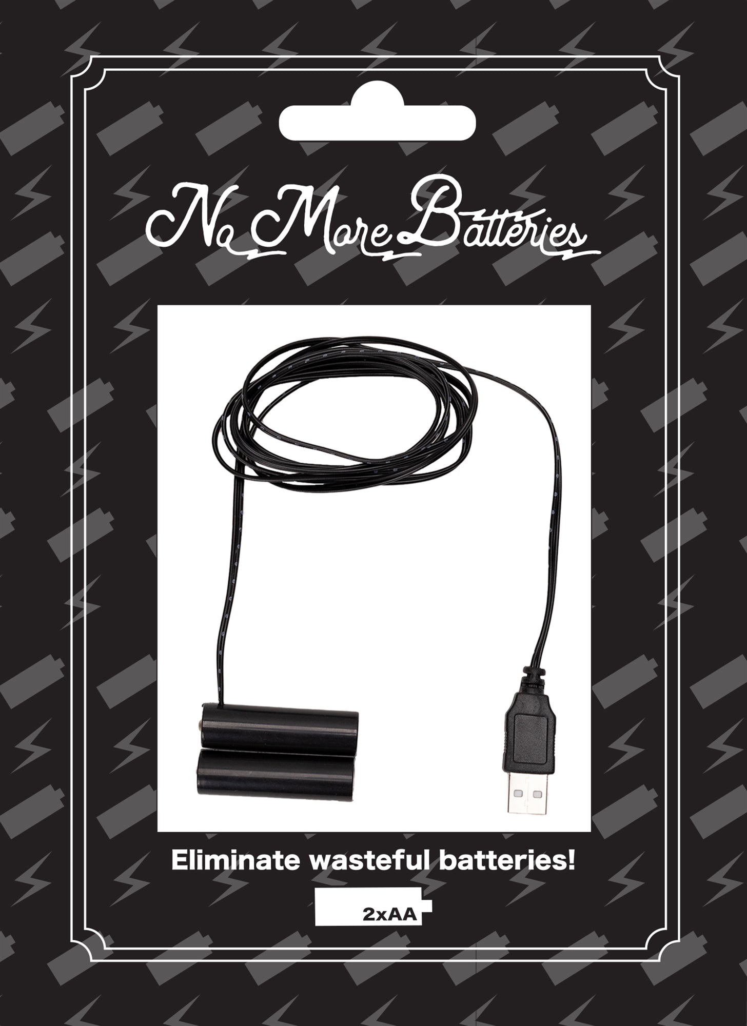 No More Batteries 2 AA Replacement (Set of 3)