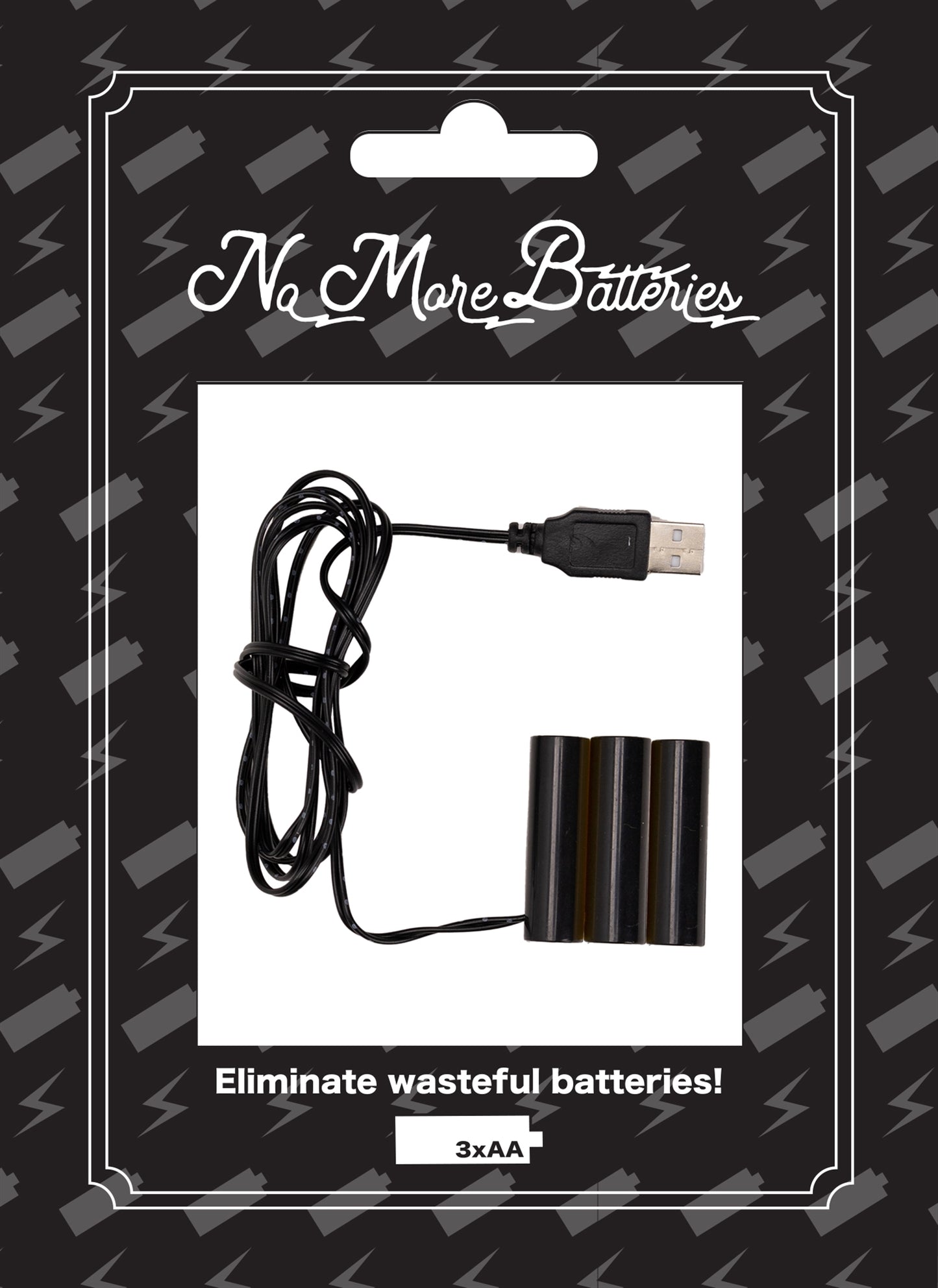 No More Batteries 3 AA Replacement (Set of 3)