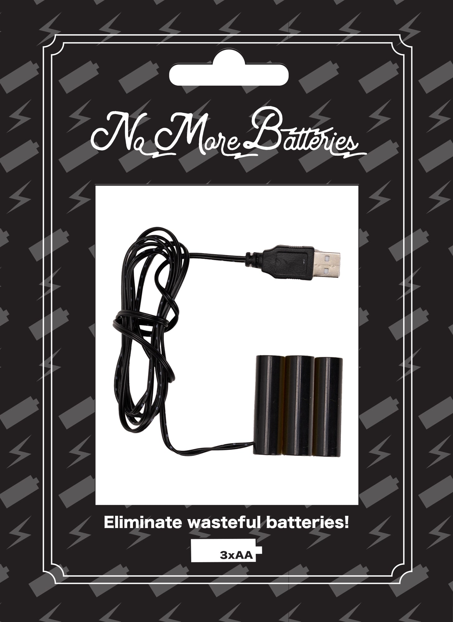 No More Batteries 3 AA Replacement (Set of 3)