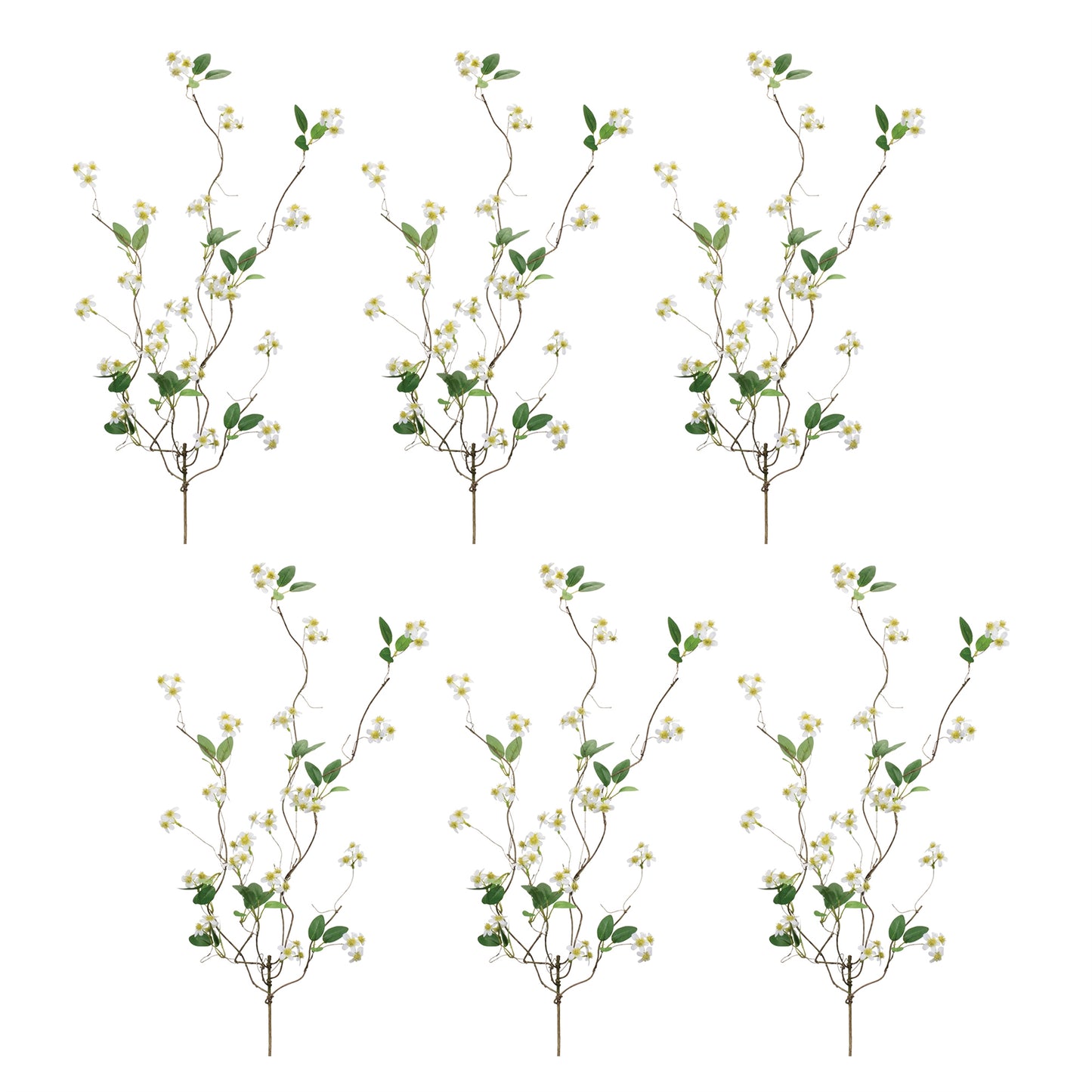 Mini Floral Twig Branch (Set of 6)