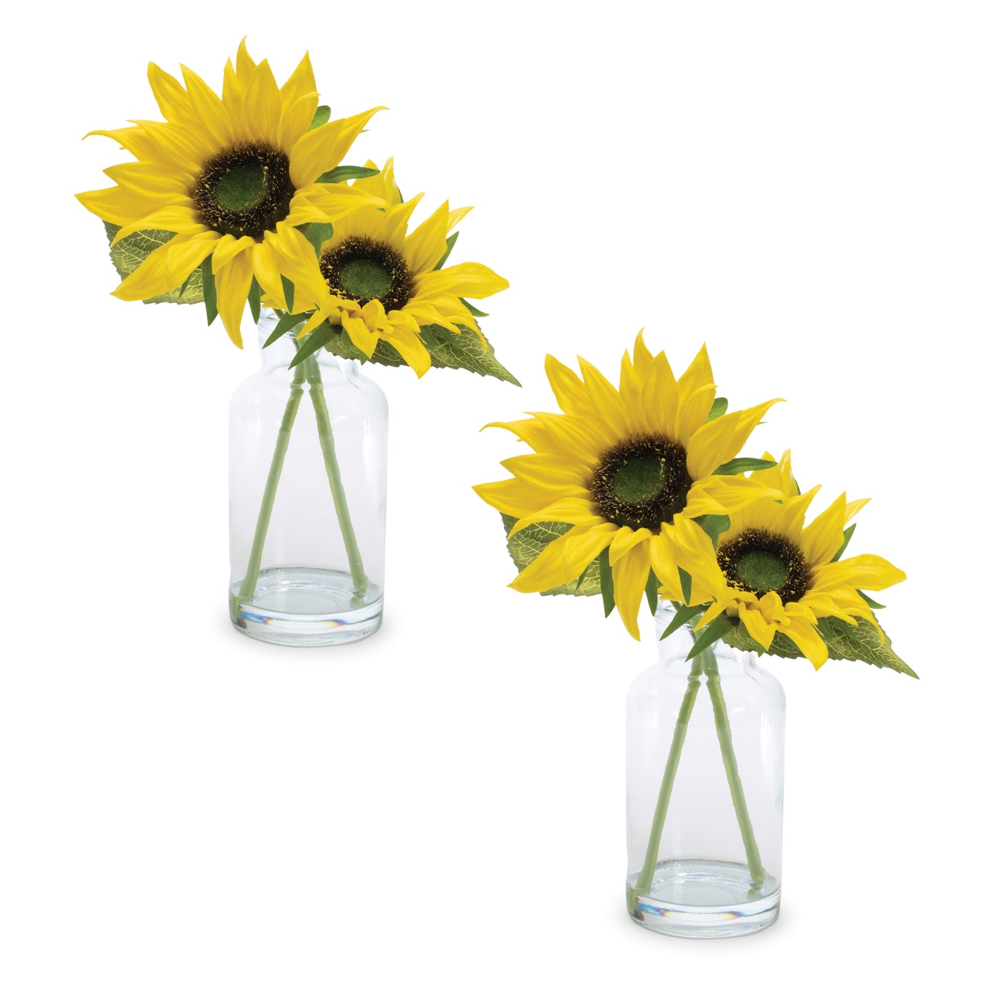Sunflower Floral Vase (Set of 2)