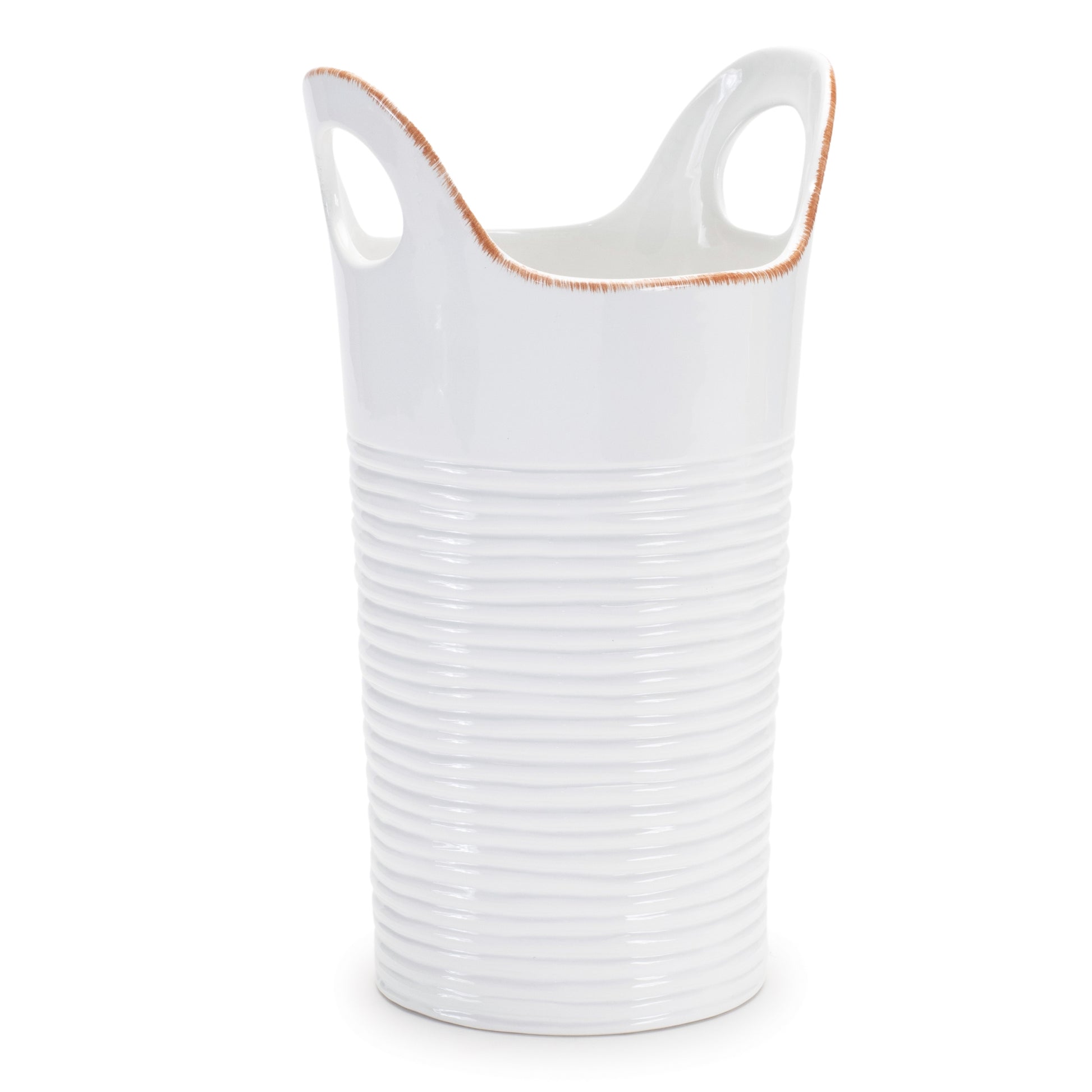 Ceramic Bucket Vase (Set of 2)