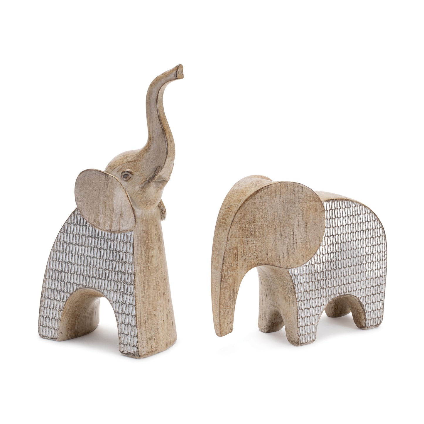 Elephant (Set of 2) 5.25"H, 9"H Resin