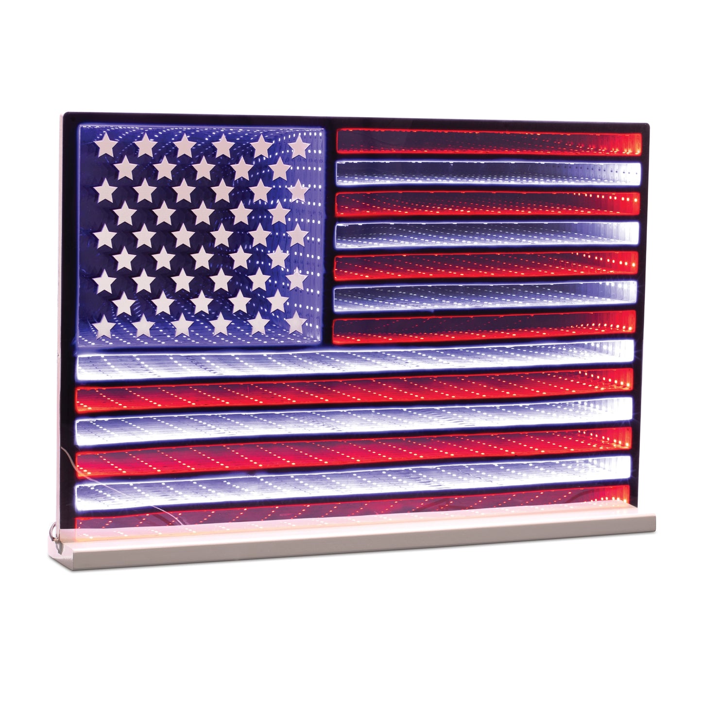 Flag Infinity Light Standing 23"L x 15.5"H UL Plug