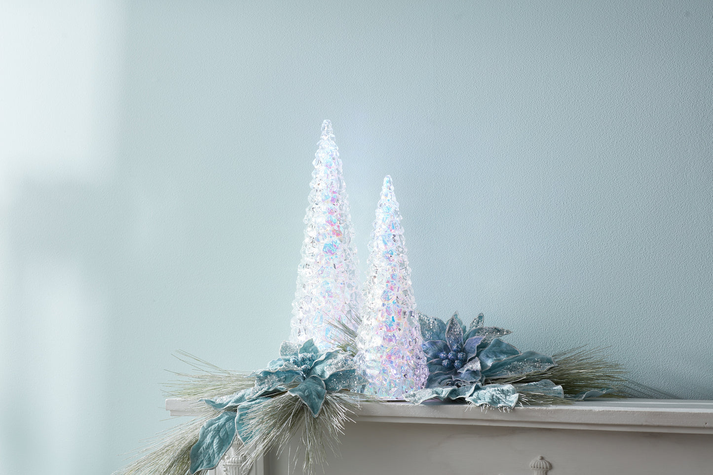 Iridescent LED Pine Tree 17.5"H