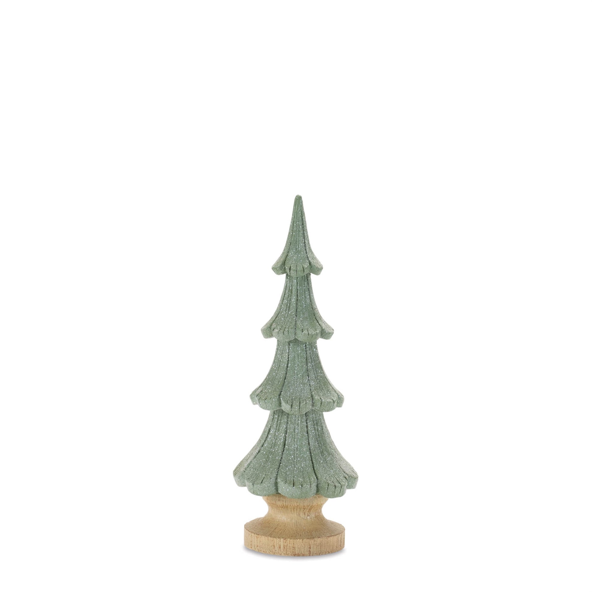 Glittered Pine Tree (Set of 3)