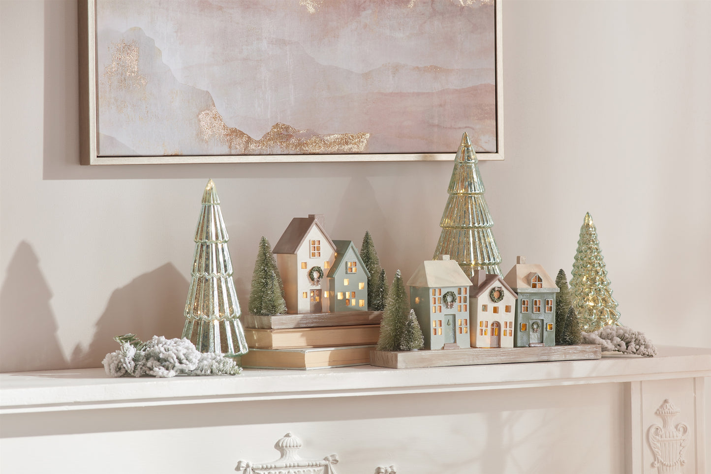 LED Winter Village 11.75"L